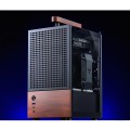 Obudowa Jonsbo T6, Mini-Tower, Mini-ITX, Tempered Glass, Holz - czarna - 2885733