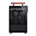 Obudowa Jonsbo T6, Mini-Tower, Mini-ITX, Tempered Glass, Holz - czarna - 2885706