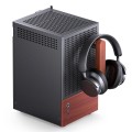 Obudowa Jonsbo T6, Mini-Tower, Mini-ITX, Tempered Glass, Holz - czarna - 2885723