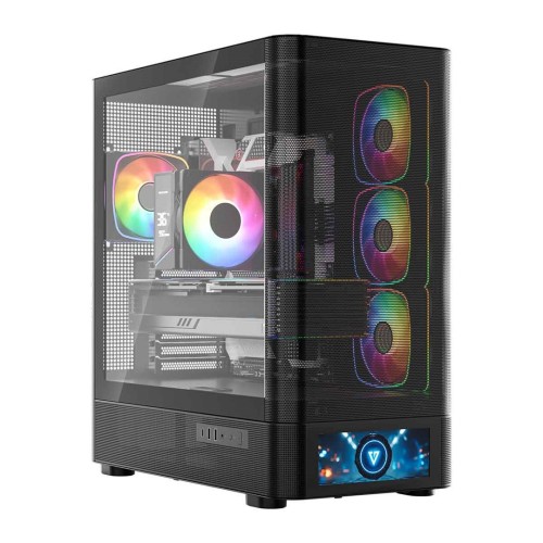 Obudowa Modecom Volcano AQ500 ARGB MIDI czarna - 2885864