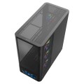 Obudowa Modecom Volcano AQ500 ARGB MIDI czarna - 2885872