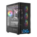Obudowa Modecom Volcano AQ500 ARGB MIDI czarna - 2885865