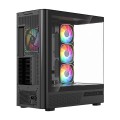 Obudowa Modecom Volcano AQ200 ARGB MIDI czarna - 2885898