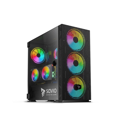 SAVIO OBUDOWA PC RAPTOR X1 ARGB SAVGC-RAPTORX1 (WYPRZEDAŻ) - 2885928