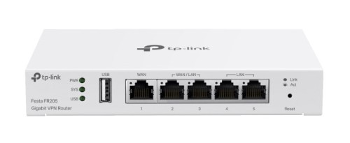 TP-Link Festa FR205 ruter 10 Gigabit Ethernet, 100 Gigabit Ethernet, Gigabit Ethernet Biały - 2886428