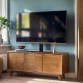 MACLEAN UNIWERSALNY STOJAK DO TV NA SZAFKĘ RTV PODSTAWKA, MAX. 40KG, MAX. VESA 600X400, DLA TV 32-75" MC-386 (WYPRZEDAŻ) - 2887513