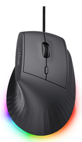 Mysz gamingowa TRUST GXT145 REXXA ergo czarna - 2891614