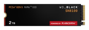 Western Digital Black SN8100 2 TB M.2 PCI Express 5.0 NVMe TLC 3D NAND