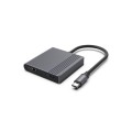 GEMBIRD ADAPTER USB-C DO HDMI + DP 4K 60HZ, CZARNY - 2892048