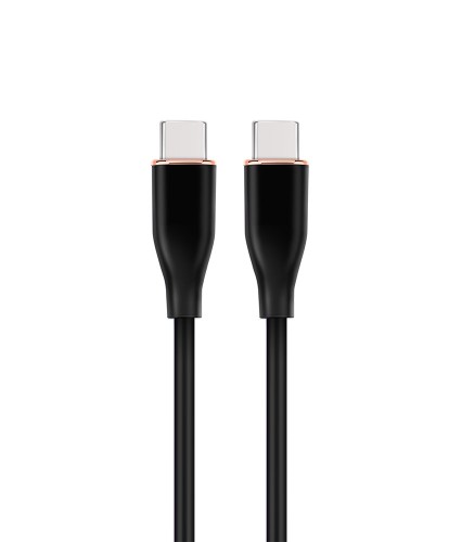 GEMBIRD KABEL USB TYP-C POWER DELIVERY (PD) 60 W, "PREMIUM SILICON", OPLOT SILIKONOWY, 1.5 M, CZARNY - 2892216
