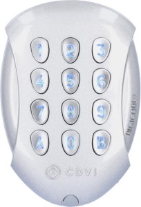 CDVI GALEOBT czytnik kontroli dostępu Srebrny