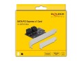DeLOCK 4 portowy SATA PCI Express x1 Card - Konstrukcja niskoprofilowa - 2893822