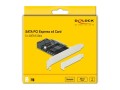 DeLOCK 5 portowy SATA PCI Express x4 Card - Konstrukcja niskoprofilowa - 2893826