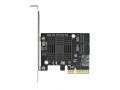 DeLOCK 5 portowy SATA PCI Express x4 Card - Konstrukcja niskoprofilowa - 2893824