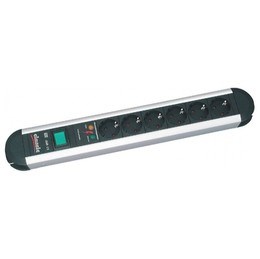 Bachmann Primo Szary 6 x gniazdo sieciowe 1,75 m - 2894375