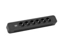 Bachmann Primo 2 rozgałęziacz 2 m 6 x gniazdo sieciowe Czarny - 2894394