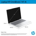 HP OmniBook 7 AI 14-fr0221nw Ultra 5 225U 14"2K 300nits AG 16GB LPDDR5-5200 SSD512 Intel Graphics Cam 5 Mpx IR 68Wh Win11 Glacial Silver 2Y - 2894959