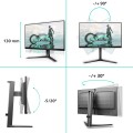 Philips Evnia 3000 25M2N3200U/00 monitor komputerowy 62,2 cm (24.5") 1920 x 1080 px Full HD LCD Szary - 2896193