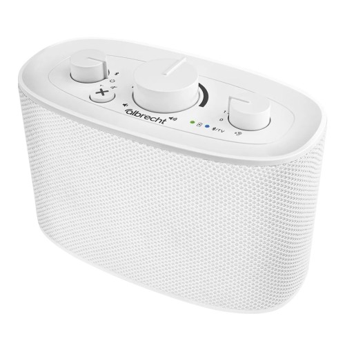 Albrecht Klaro Przenośny głośnik stereo Biały 4 W - 2897457