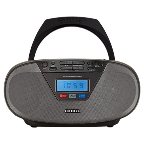AIWA Boombox BBTU-400BK CD/FM RDS/USB/BT czarny - 2897482