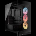 Obudowa Corsair FRAME 4500X LX-R RGB Tempered Glass Mid-Tower, Black - 2897643