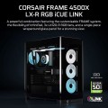 Obudowa Corsair FRAME 4500X LX-R RGB Tempered Glass Mid-Tower, Black - 2897644