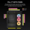 Obudowa Corsair FRAME 4500X LX-R RGB Tempered Glass Mid-Tower, Black - 2897649