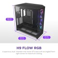 NZXT OBUDOWA H9 FLOW RGB+ MIDI TOWER Z OKNEM CZARNA - 2897765