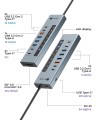 Hub 11-w-1 Hub IcyBox USB 3.2 z Type-C i czytnikiem kart - 2898462