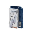 GEMBIRD 4-PORTOWY HUB USB 3.2 (GEN 2) TYPU C Z 4 PORTAMI A + C SZARY - 2898487