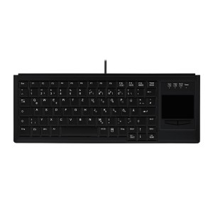Contour Design Active Key AK-4400-GU klawiatura Przemysłowy USB QWERTZ Niemiecki Czarny