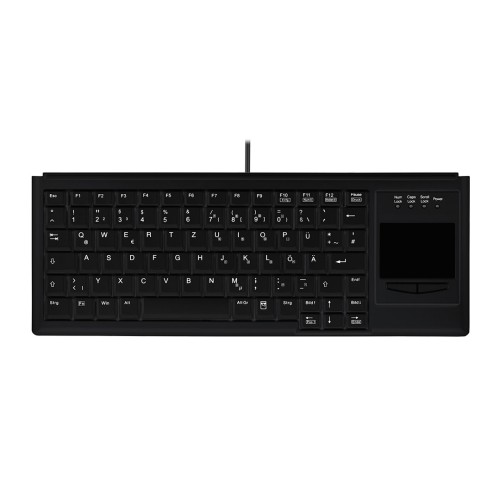Contour Design Active Key AK-4400-GU klawiatura Przemysłowy USB QWERTZ Niemiecki Czarny - 2898600