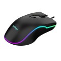 Activejet mysz przewodowa podgrzewana USB AMY-W390. Ma 3 temperatury 30 stopni podświetlenie na żółto, 35 stopni podświetlenie na pomarańczowo, 40 stopni podświetlenia na czerwono. - 2898694