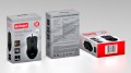 Activejet mysz przewodowa podgrzewana USB AMY-W390. Ma 3 temperatury 30 stopni podświetlenie na żółto, 35 stopni podświetlenie na pomarańczowo, 40 stopni podświetlenia na czerwono. - 2898704