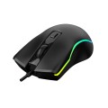 Activejet mysz przewodowa podgrzewana USB AMY-W390. Ma 3 temperatury 30 stopni podświetlenie na żółto, 35 stopni podświetlenie na pomarańczowo, 40 stopni podświetlenia na czerwono. - 2898697