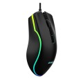 Activejet mysz przewodowa podgrzewana USB AMY-W390. Ma 3 temperatury 30 stopni podświetlenie na żółto, 35 stopni podświetlenie na pomarańczowo, 40 stopni podświetlenia na czerwono. - 2898696