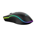 Activejet mysz przewodowa podgrzewana USB AMY-W390. Ma 3 temperatury 30 stopni podświetlenie na żółto, 35 stopni podświetlenie na pomarańczowo, 40 stopni podświetlenia na czerwono. - 2898693