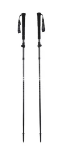 Kije dla dorosłych VIKING Kettera Pro Long Grip Trekking czarne UNI - 2899912