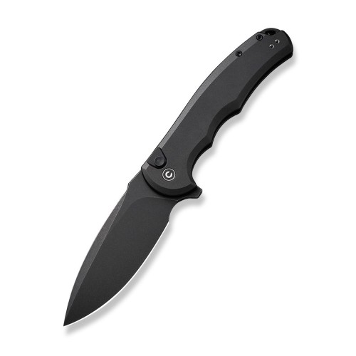 Nóż CIVIVI Button Lock Praxis Aluminum All Black - 2764943