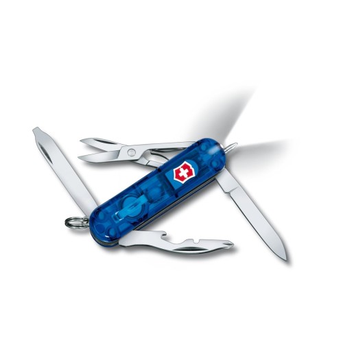 Victorinox V-0.63 66.T2 Pocket Knife Midnite Manager, niebieski przezroczysty - 2900794