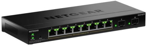 Switch Netgear GS310TP-200EUS 10p PoE 55W (PoE+: 8p) Managed Gigabit - 2901030