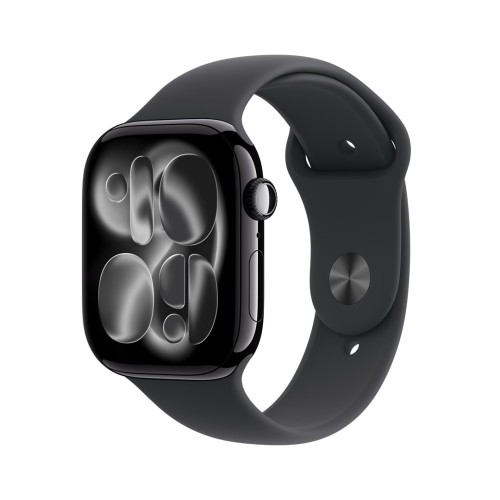 Apple Watch Series 11 OLED 46 mm Cyfrowy 416 x 496 px Ekran dotykowy 5G Czarny Wi-Fi GPS - 2902623