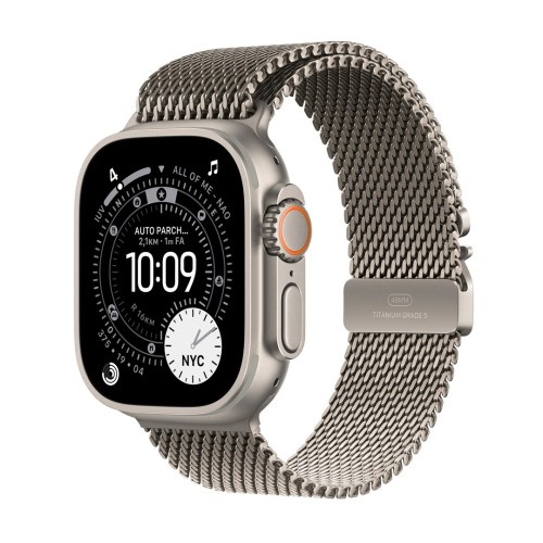 Apple Watch Ultra 3 OLED 49 mm Cyfrowy 422 x 514 px Ekran dotykowy 5G Tytan Wi-Fi GPS - 2902626