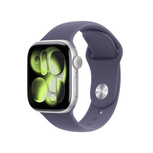 Apple Watch Series 11 OLED 42 mm Cyfrowy 374 x 446 px Ekran dotykowy 5G Srebrny Wi-Fi GPS - 2902709