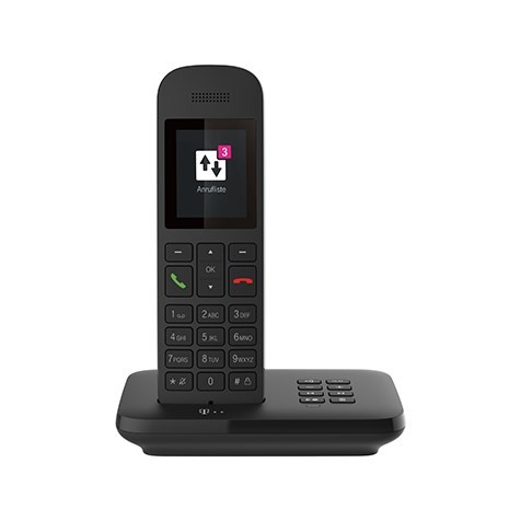 Telekom Sinus A12 Telefon analogowy/DECT Czarny - 2904310