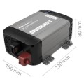 Qoltec Inteligentna ładowarka Monolith do akumulatorów LiFePO4 AGM GEL SLA | 10A | 24V - 2888171