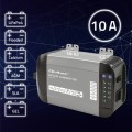 Qoltec Inteligentna ładowarka Monolith do akumulatorów LiFePO4 AGM GEL SLA | 10A | 24V - 2888164