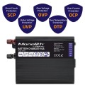Qoltec Inteligentna ładowarka Monolith do akumulatorów LiFePO4 AGM GEL SLA | 10A | 24V - 2701530