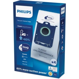 Worek do odkurzacza Philips (Materiał tekstylny; Philips FC8021/03; 4 szt.)