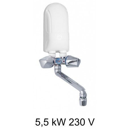 Ogrzewacz wody DAFI 5,5 KW z baterią białą (230V) (OUTLET) - 2580376